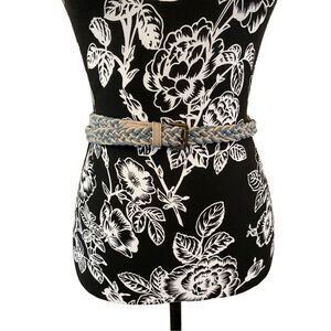 Braided Adjustable Plus Size Skinny Belt Dress Classic Formal Buckle